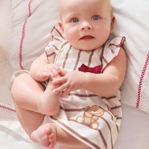 Vestido algodón canastilla niña Mayoral 1803 xx--