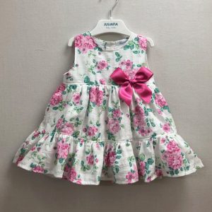 Vestido flores bebé niña Juliana J7130 xx--