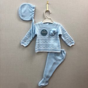 Conjunto polaina canastilla niño Juliana J8048