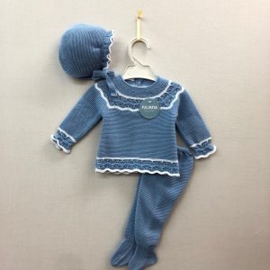 Conjunto polaina canastilla niño Juliana J8049
