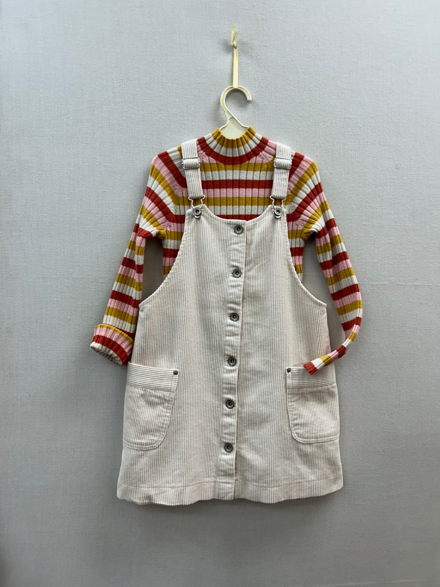 Conjunto peto pana mini niña Mayoral 4953