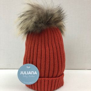 Gorro pompón bebé Juliana J6219