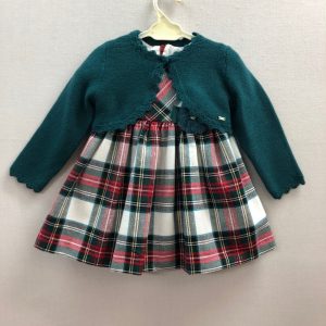 Vestido y chaqueta bebé Mayoral 2942