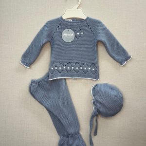 Conjunto 3p bebé niño Juliana 24042