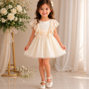 Vestido mini niña Basmartí 24190