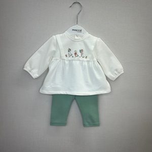 Conjunto leggings canastilla niña Mayoral 2784-2