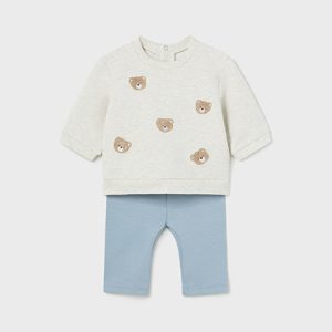 Conjunto leggings canastilla niña Mayoral 2786-2