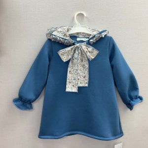 Vestido Azul mini niña Dulce Tiovivo