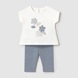 Conjunto leggings canastilla niña Mayoral 1762