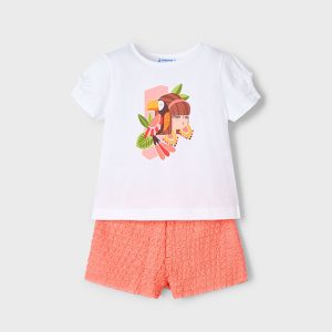 Conjunto short mini niña Mayoral 3211
