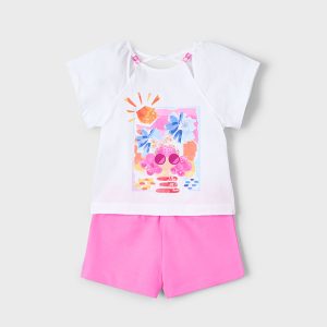 Conjunto short mini niña Mayoral 3213