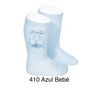 Calcetín alto borlones Cóndor 2504