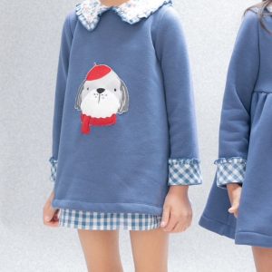 Vestido mini niña Basmartí 25610