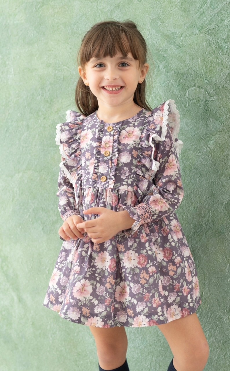 Vestido mini niña Basmartí 25730