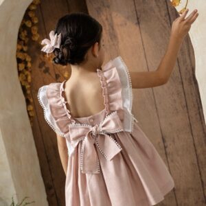 Vestido mini niña Basmartí 26050
