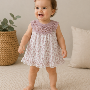 Vestido bebé niña Juliana 26131