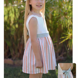 Vestido y lazo bebé niña Rapife 5745